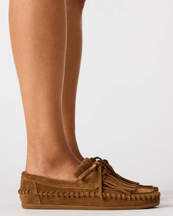 SAMUAL CHARM CHESTNUT SUEDE