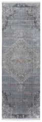 lifestyle The Rug Corner Feizy Sarrant Transitional Distressed - Gray/Silver/Ivory  Sarrant Transitional Distressed - Gray/Silver/Ivory