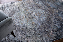 The Rug Corner Feizy Sarrant Transitional Distressed - Gray/Silver/Ivory  Sarrant Transitional Distressed - Gray/Silver/Ivory