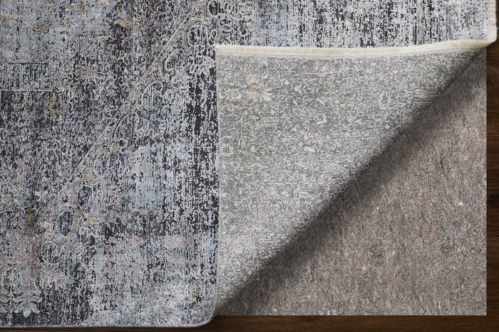 The Rug Corner Feizy Sarrant Transitional Distressed - Gray/Silver/Ivory  Sarrant Transitional Distressed - Gray/Silver/Ivory
