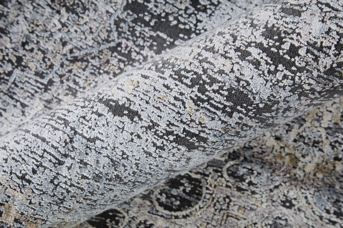 The Rug Corner Feizy Sarrant Transitional Distressed - Gray/Silver/Ivory  Sarrant Transitional Distressed - Gray/Silver/Ivory