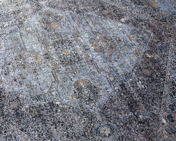 The Rug Corner Feizy Sarrant Transitional Distressed - Gray/Silver/Ivory  Sarrant Transitional Distressed - Gray/Silver/Ivory