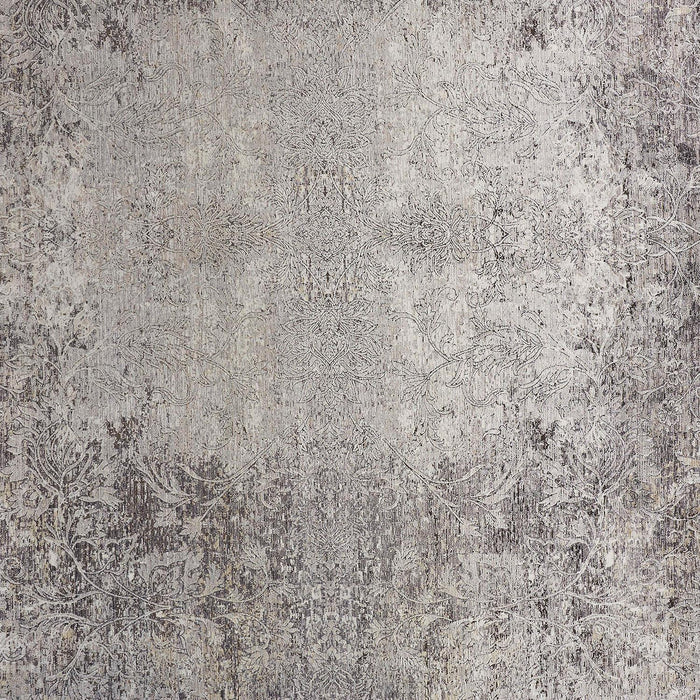The Rug Corner Feizy Sarrant Transitional Medallion - Gray/Ivory/Tan