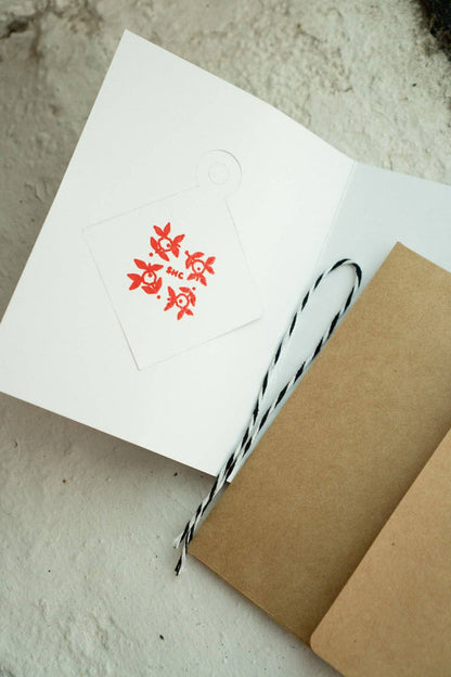 Scaredy Cat Season Ornament Card