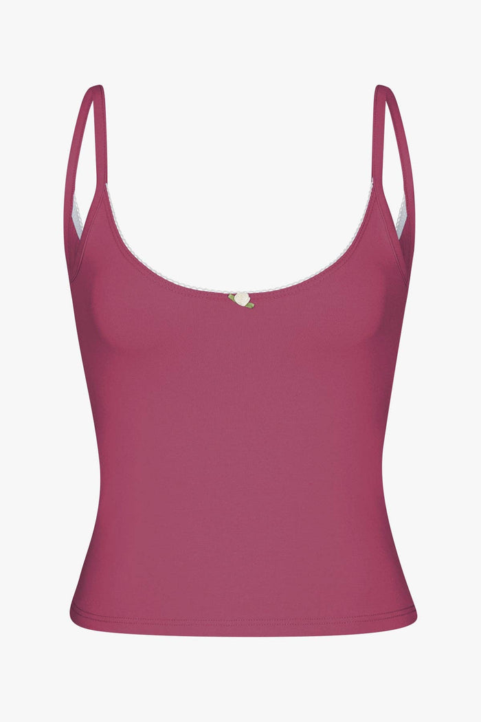 Scoop Back Cami | Rose - Rat Boi