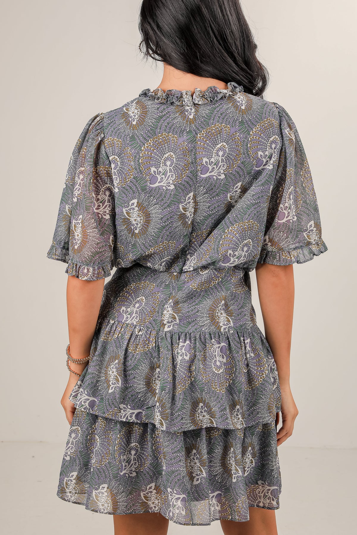 Stay With Me Lavender Floral Mini Dress