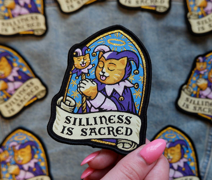Silliness is Sacred Woven Patch
