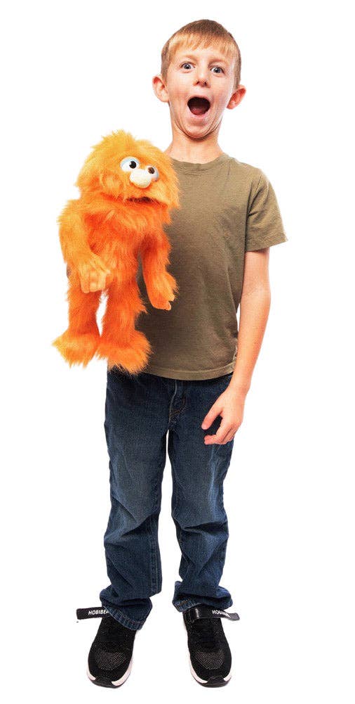 Silly Puppets 14" Monster - Orange