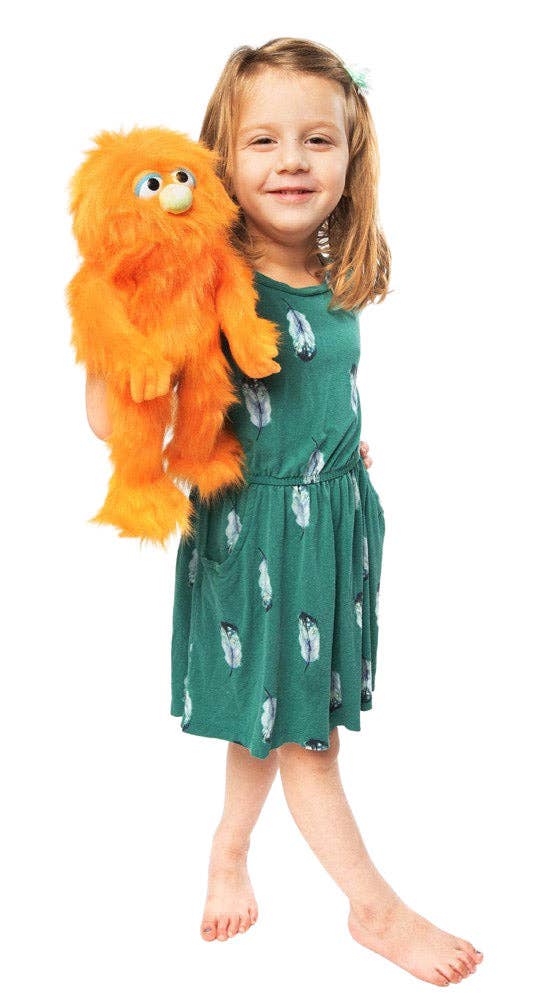 Silly Puppets 14" Monster - Orange