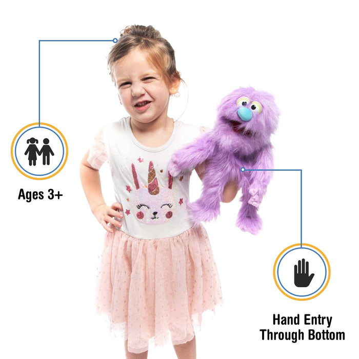 Silly Puppets 14" Monster - Purple
