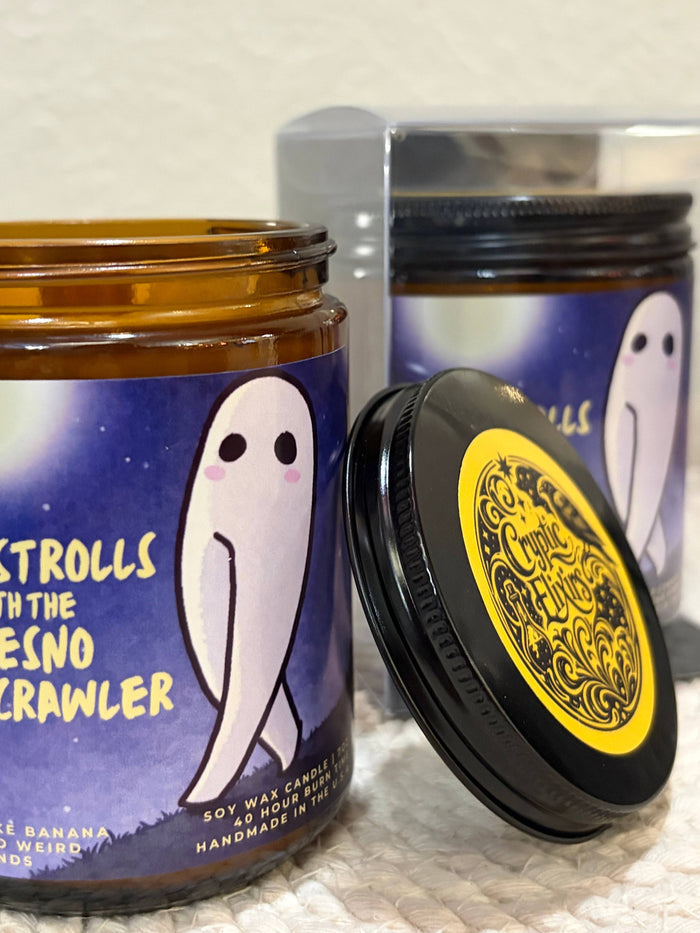 Silly Strolls with the Fresno Nightcrawler Candle