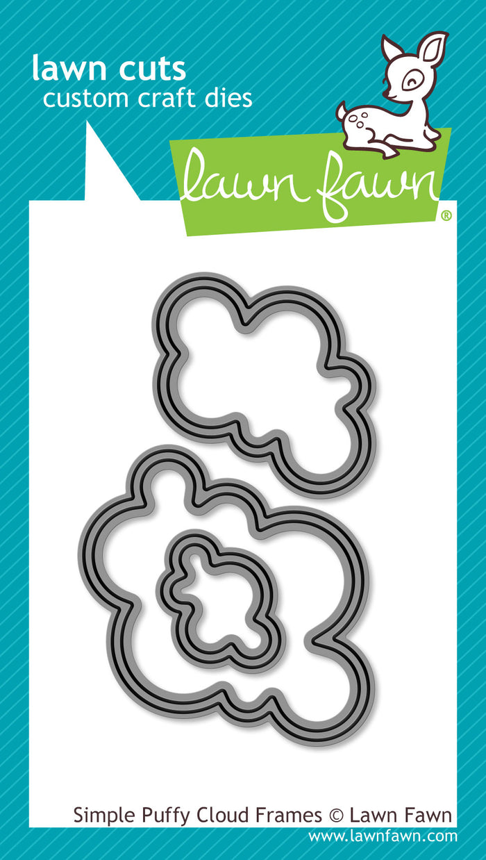 simple puffy cloud frames
