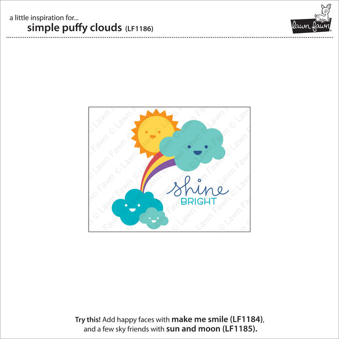 simple puffy clouds