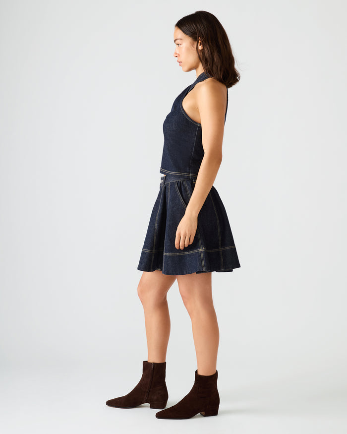 SLOAN DENIM SKIRT INK