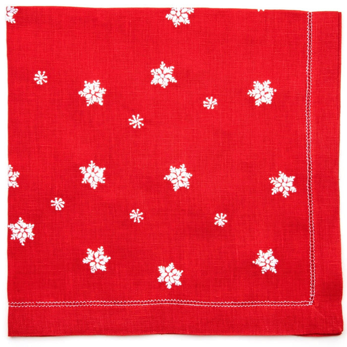 Snowfall Dinner Napkins - Maisonette Shop