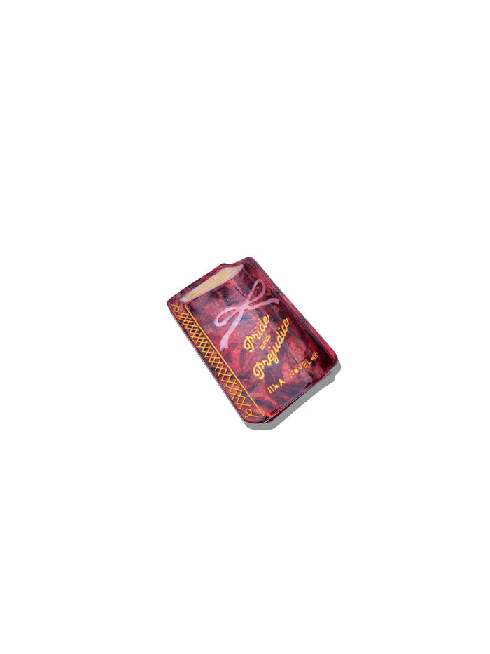Solar Eclipse Hand-painted Pride & Prejudice Book Hair Claw
