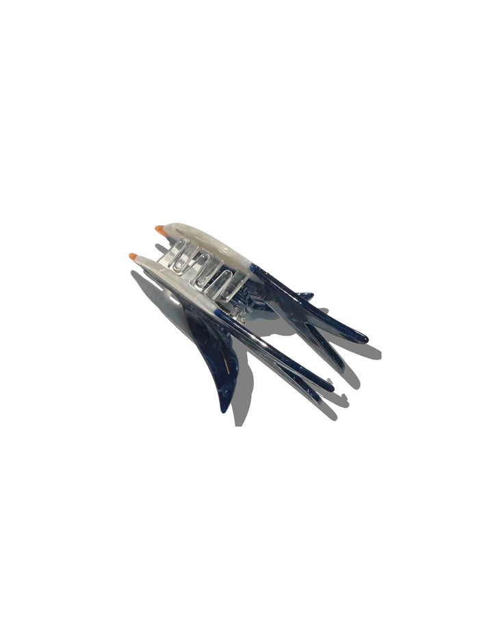 Solar Eclipse Hand-painted Swallow Bird Hair Claw