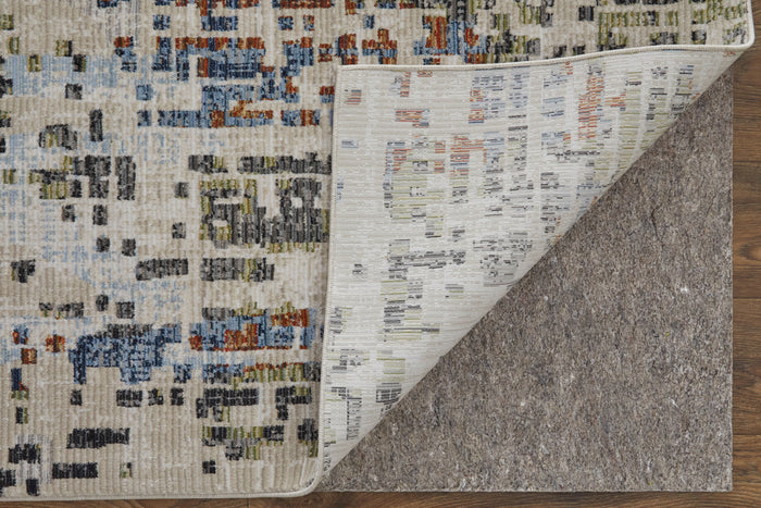 The Rug Corner Feizy Sonora Modern Abstract - Ivory/Green/Blue