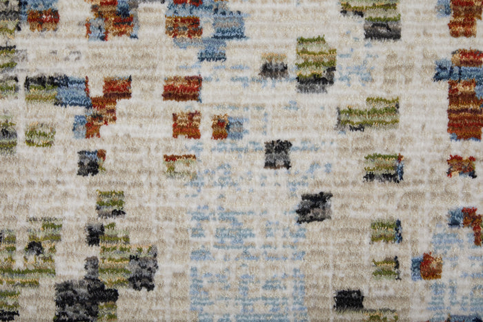 The Rug Corner Feizy Sonora Modern Abstract - Ivory/Green/Blue