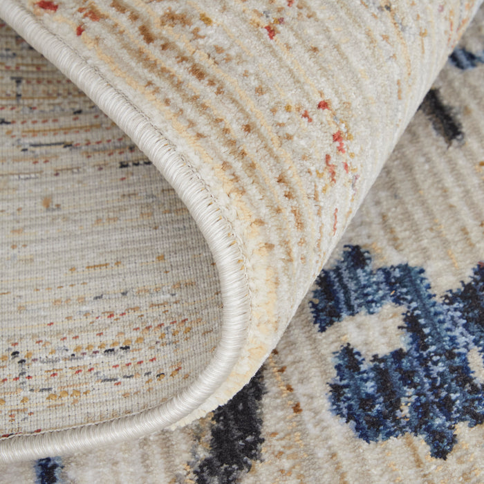 The Rug Corner Feizy Sonora Modern Abstract - Tan/Blue/Gray