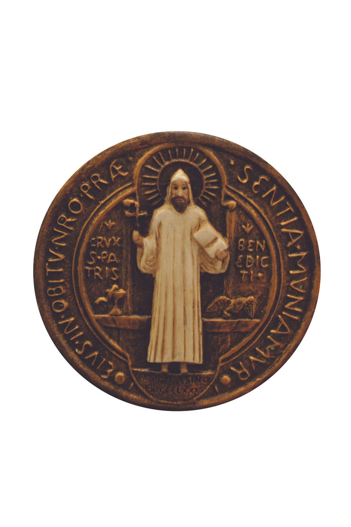 St. Benedict Crucifix in Cold Cast Bronze 11"