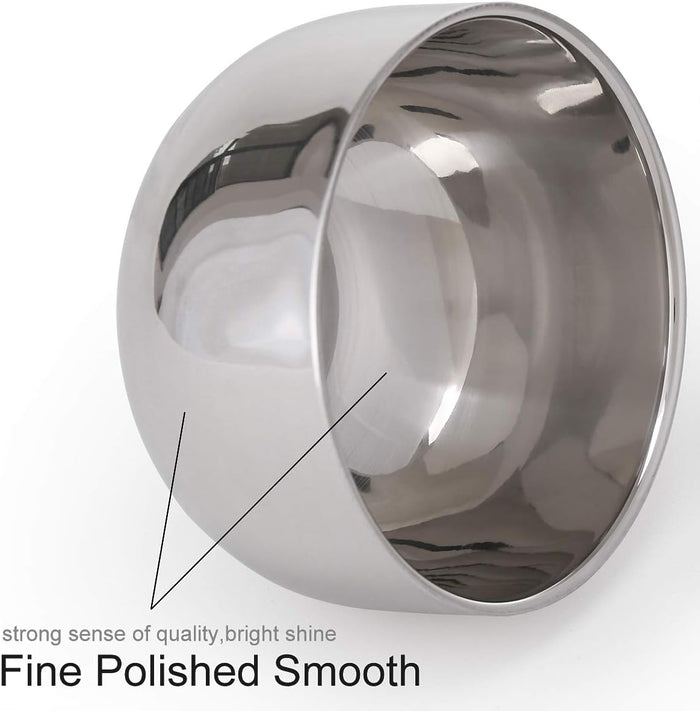 Stainless Steel Shave Mug