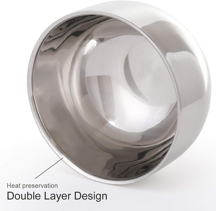 Stainless Steel Shave Mug