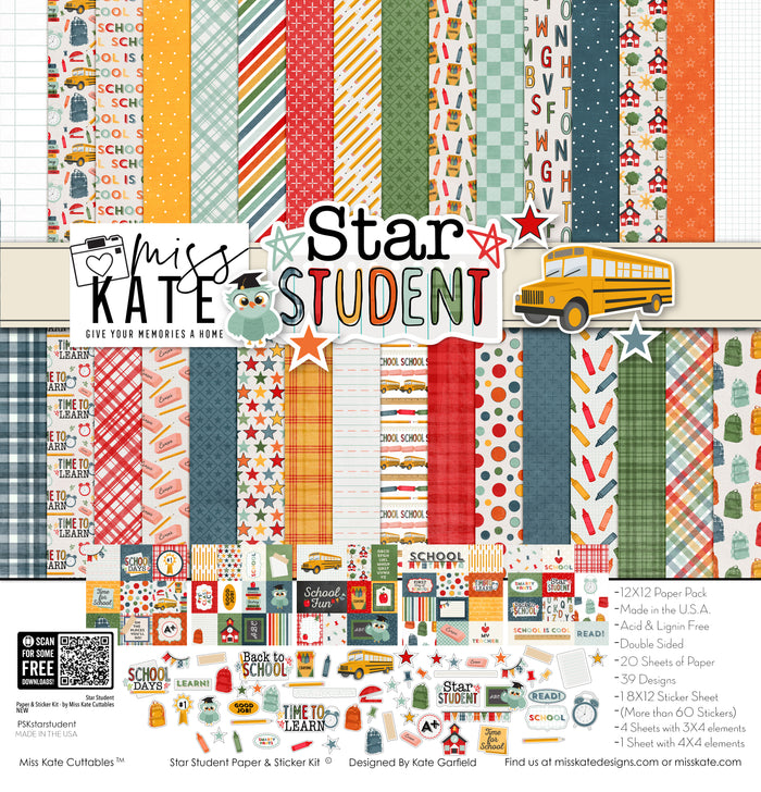 Star Student - Paper & Sticker Kit