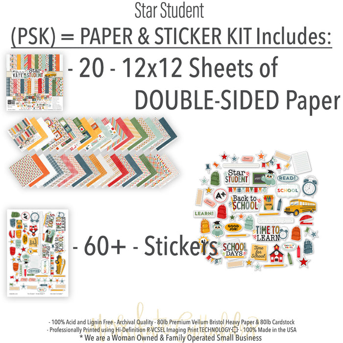 Star Student - Paper & Sticker Kit