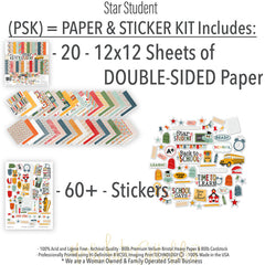 Star Student - Paper & Sticker Kit
