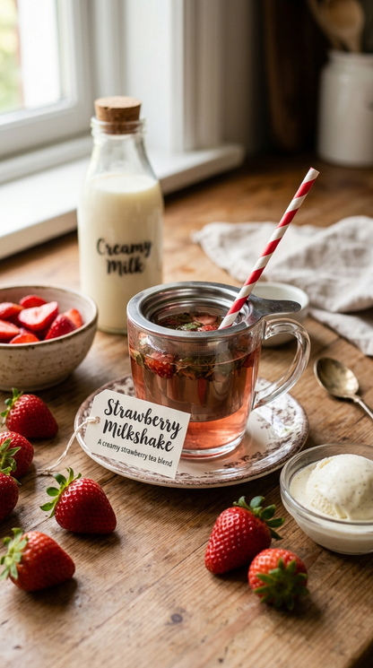 Strawberry Milkshake Tea