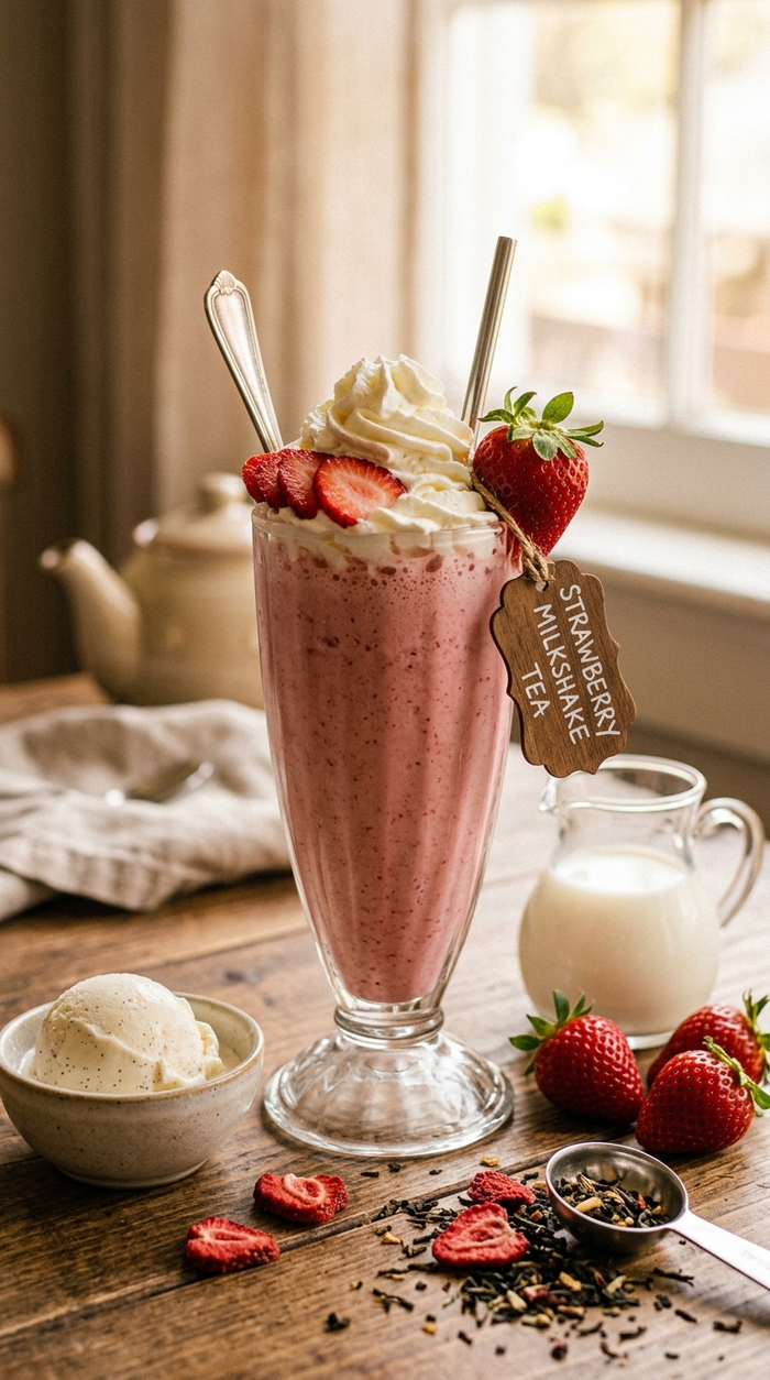 Strawberry Milkshake Tea