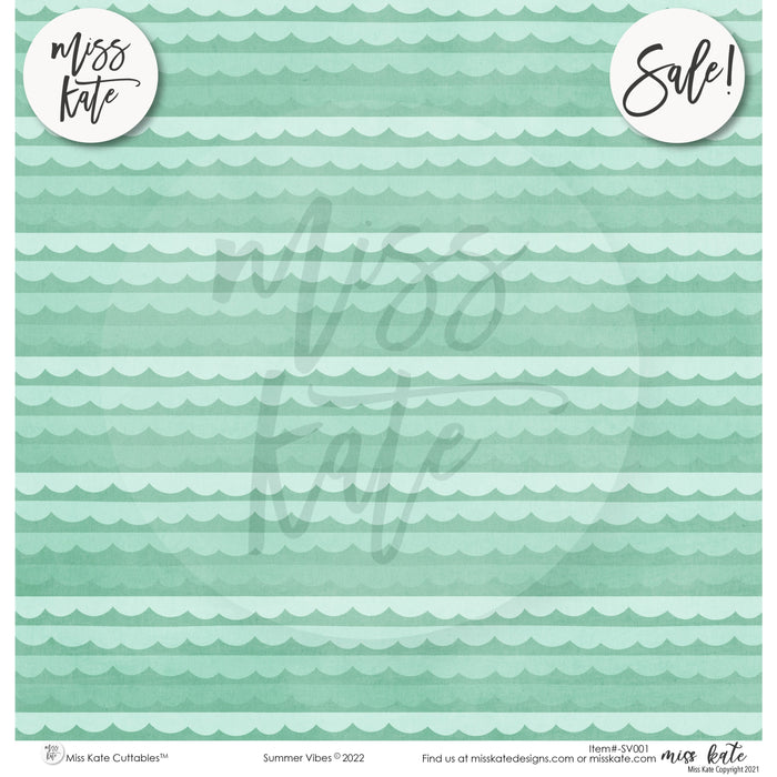 Summer Vibes - Paper & Sticker Kit 12X12 (Ds)