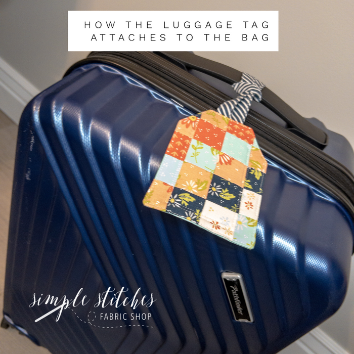 Sun Drenched Luggage Tag - made by Janette
