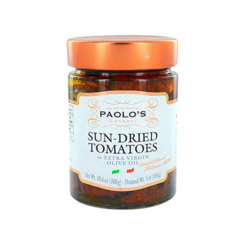 Sun dried Tomatoes Glass Jar 300g By Paolo’s