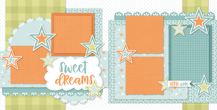 Sweet Dreams-Blue - Page Kit