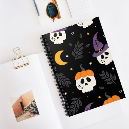 Sweet Skulls Spiral Lined Notebook