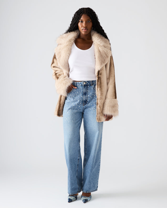 TAYLOR Jean Forever Blue Women's Cutout Jeans | Steve Madden