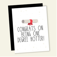 That's So Andrew Graduation Card - One Degree Hotter