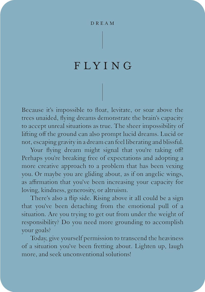 The Little Deck of Dreams: What Your Sleeping Mind Is Telling You About Your Waking Life - Ali's Wagon