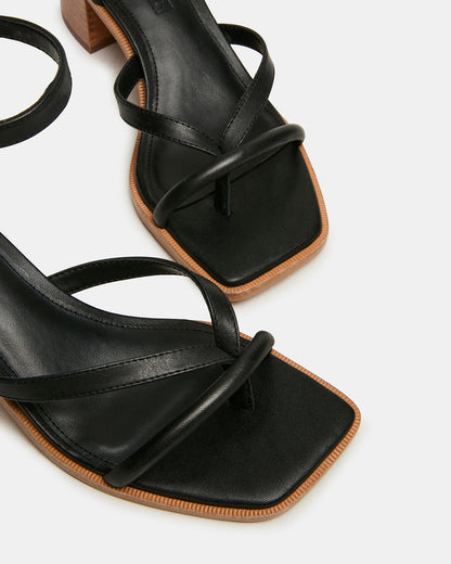 TILLY BLACK LEATHER