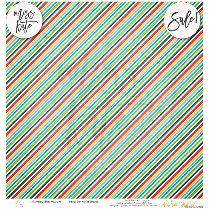 Travel The World - Paper Pack 12X12 (Ss)