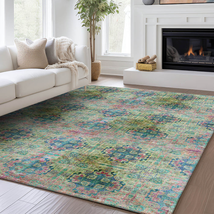 lifestyle The Rug Corner Dalyn Trevi TV16 Green  Trevi TV16 Green