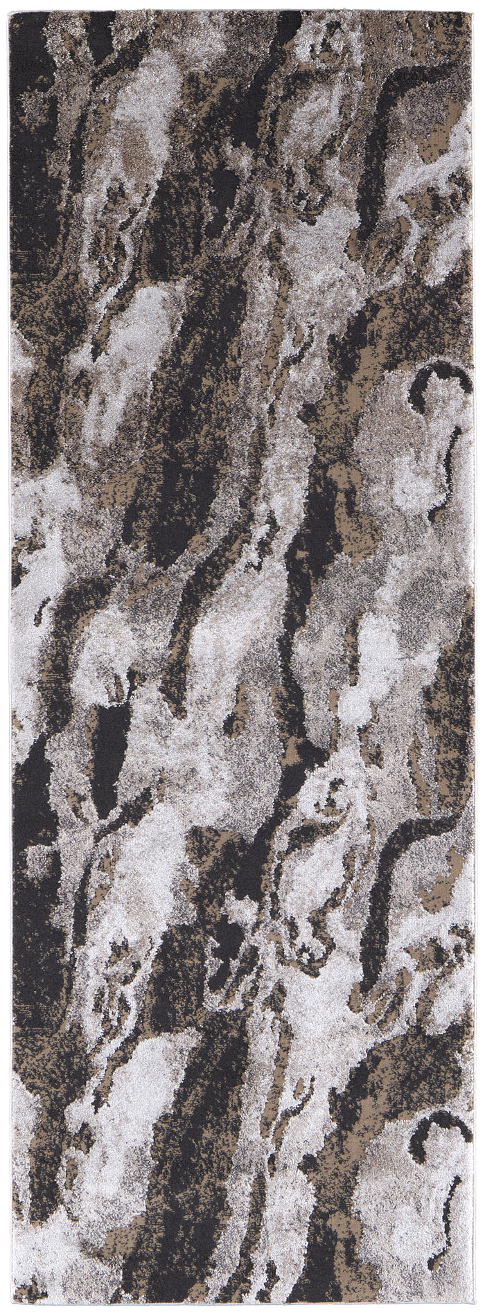The Rug Corner Feizy Vancouver Modern Abstract - Ivory/Brown/Taupe