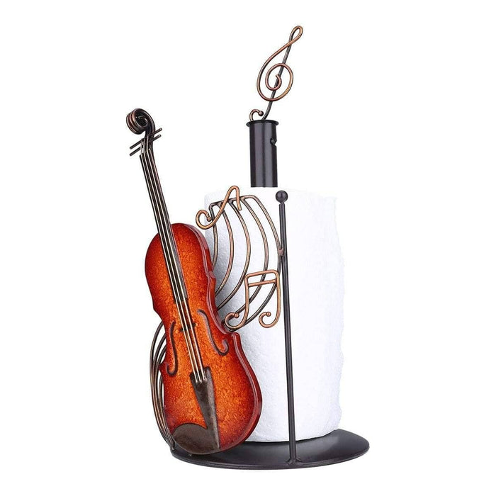 Violin Kitchen Paper Towel Holder Stand - Unique & Stylish Kitchen Accessory