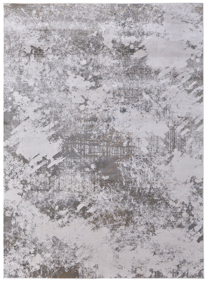 The Rug Corner Feizy Waldor Modern Abstract - Gray/Silver/Taupe  Waldor Modern Abstract - Gray/Silver/Taupe