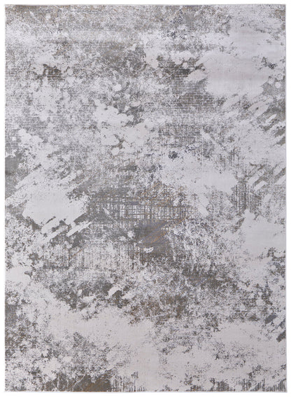 The Rug Corner Feizy Waldor Modern Abstract - Gray/Silver/Taupe  Waldor Modern Abstract - Gray/Silver/Taupe