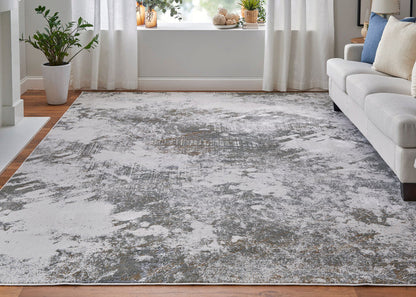 The Rug Corner Feizy Waldor Modern Abstract - Gray/Silver/Taupe  Waldor Modern Abstract - Gray/Silver/Taupe