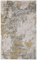 The Rug Corner Feizy Waldor Modern Abstract - Ivory/Gold/Gray