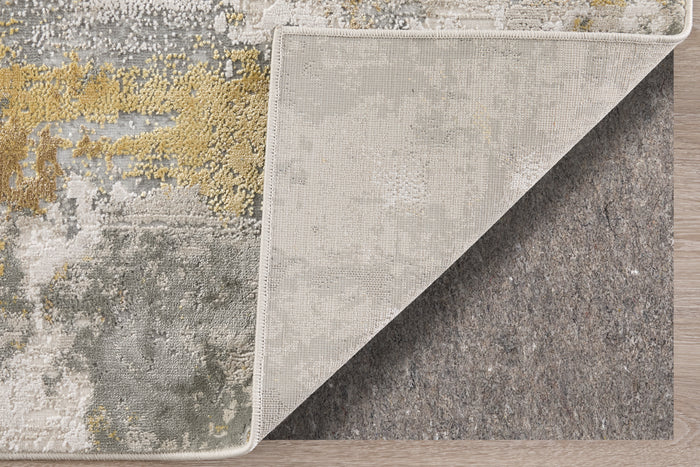 The Rug Corner Feizy Waldor Modern Abstract - Ivory/Gold/Gray